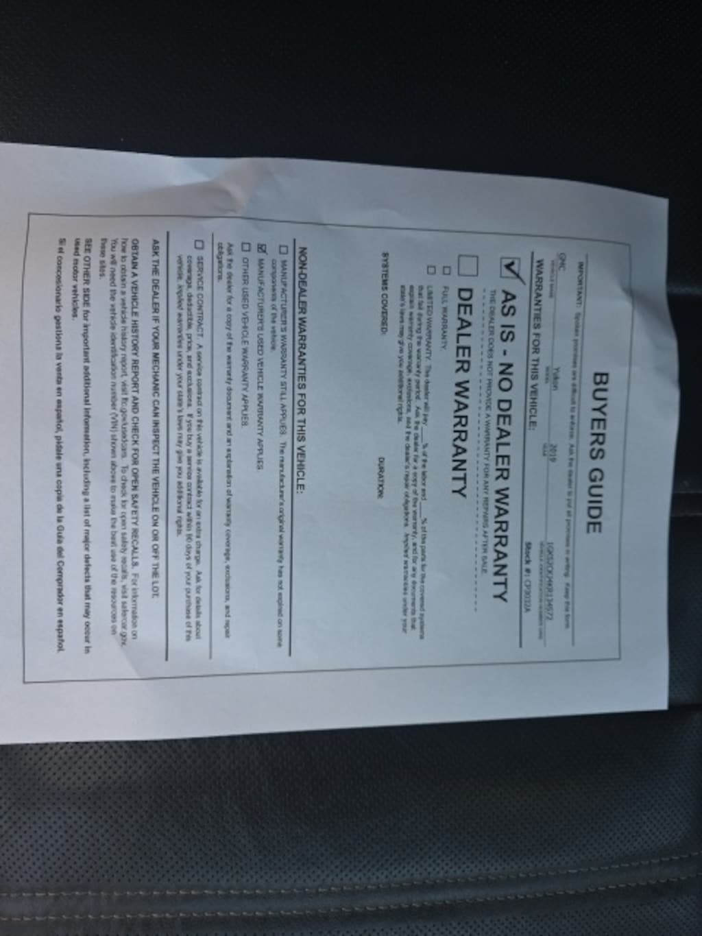 Used 2019 GMC Yukon Denali SUV