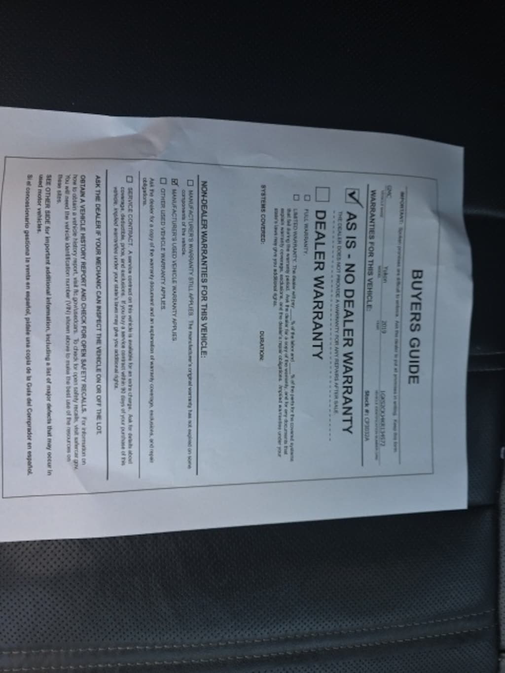 Used 2019 GMC Yukon Denali SUV