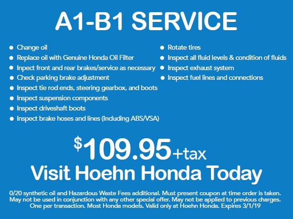 Honda Car Repair Specials In Carlsbad Service Center Discounts At