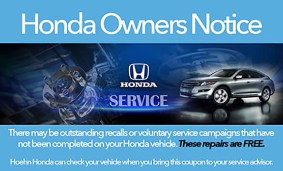 Honda Car Repair Specials In Carlsbad Service Center Discounts At