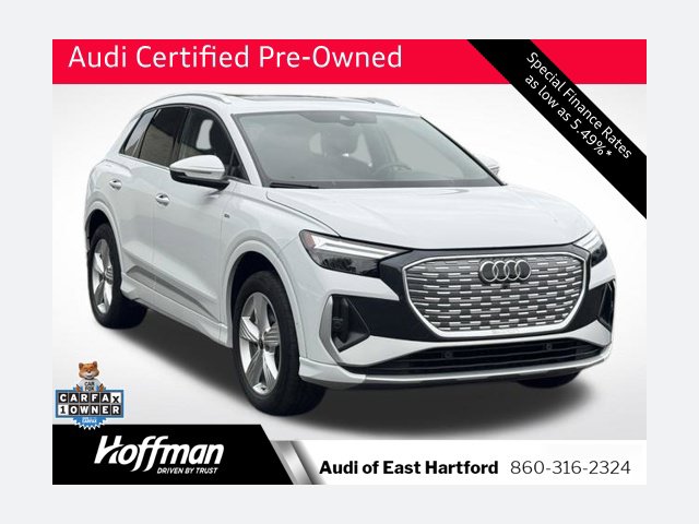 Used 2023 Audi Q4 e-tron Premium Plus SUV WA1L2BFZ4PP063185 in Watertown, CT