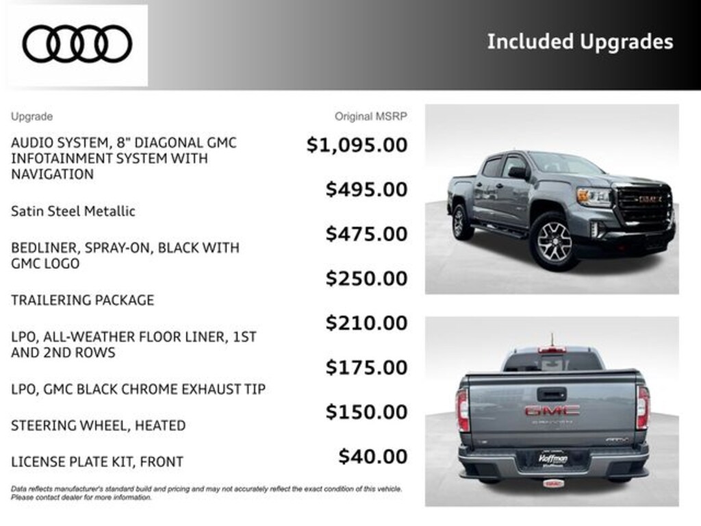 Used 2021 GMC Canyon AT4 w/Cloth