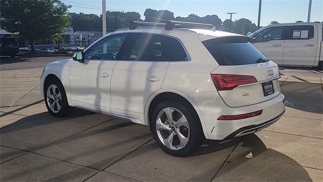 Certified 2021 Audi Q5 Premium Plus with VIN WA1BAAFY4M2104455 for sale in New London, CT