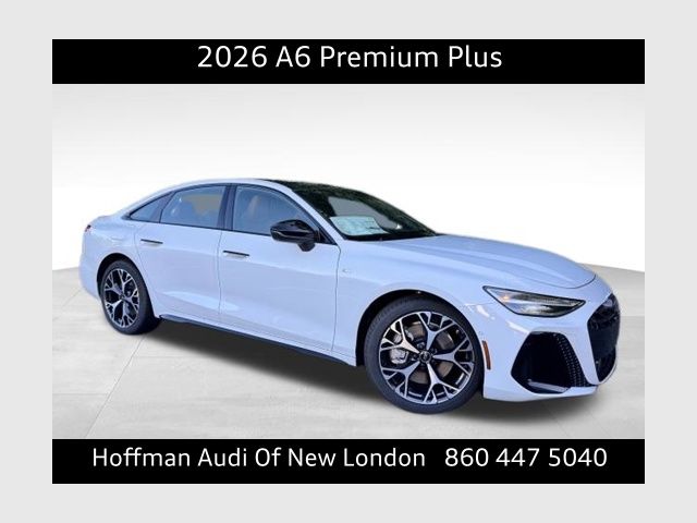 Glacier White Metallic 2026 Audi A6 Sedan All-Wheel Drive 7-Speed Automatic