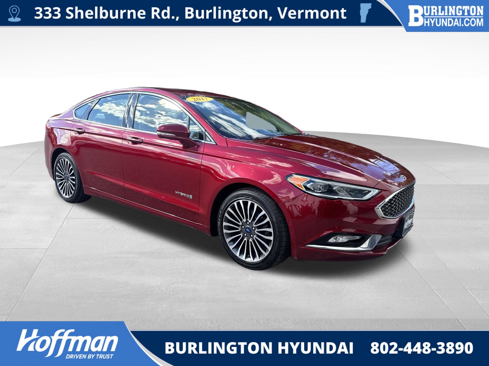 Used 2017 Ford Fusion Hybrid Platinum Sedan 3FA6P0RU9HR239723 in Watertown, CT