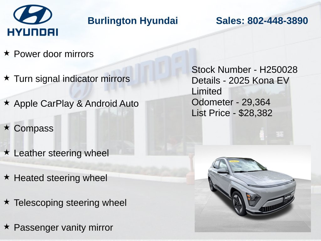 2025 Hyundai Kona EV Limited - Photo 24