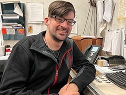 Staff member Dylan Gratton from 22967be2a701