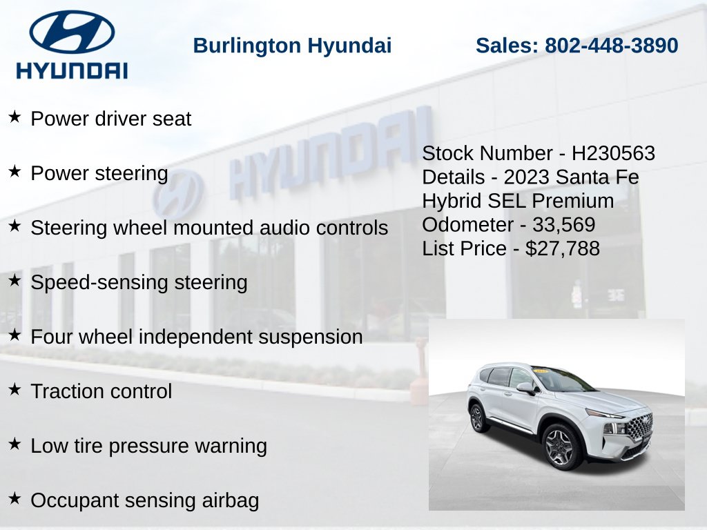 2023 Hyundai Santa Fe SEL Premium HEV - Photo 10