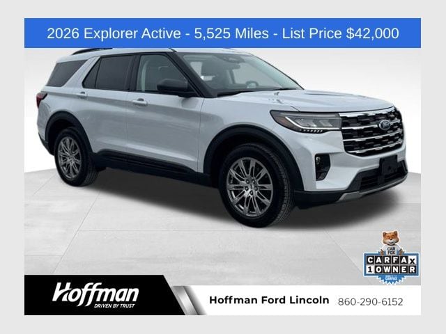 Featured used 2026 Ford Explorer Active SUV for sale in East Hartford, CT