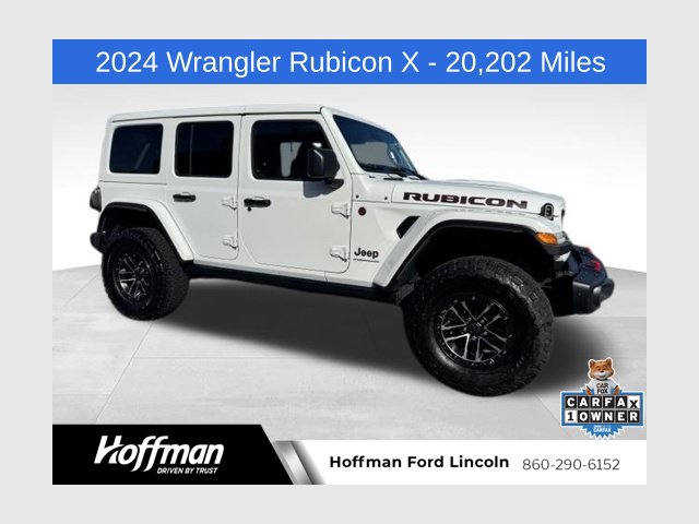Used 2024 Jeep Wrangler Rubicon X SUV 1C4RJXFG4RW286785 in Watertown, CT