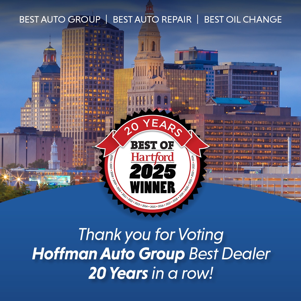 Hoffman Toyota Best of Hartford 2023 Winner 18 Years In A Row