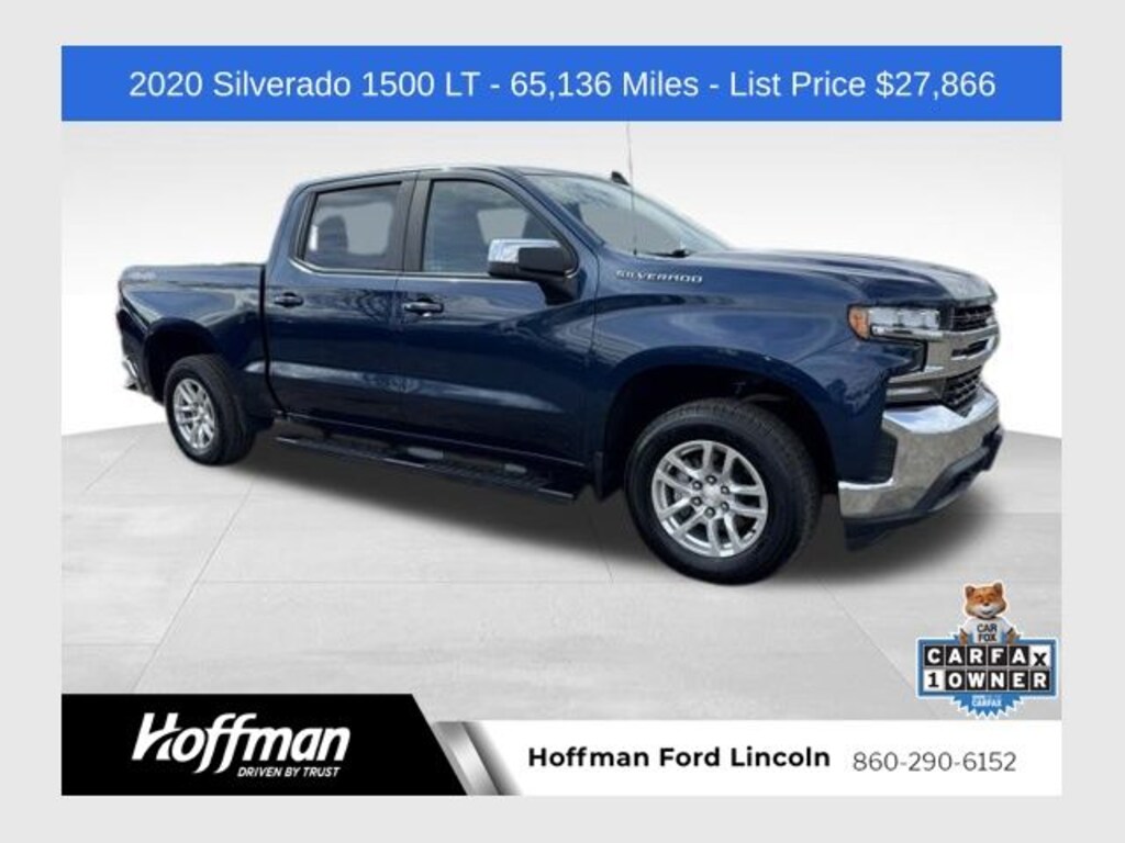Used 2020 Chevrolet Silverado 1500 LT Truck Crew Cab