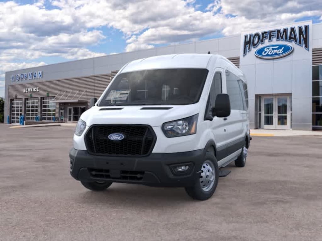 New 2026 Ford Transit Commercial Passenger Van XL Wagon Medium Roof Van