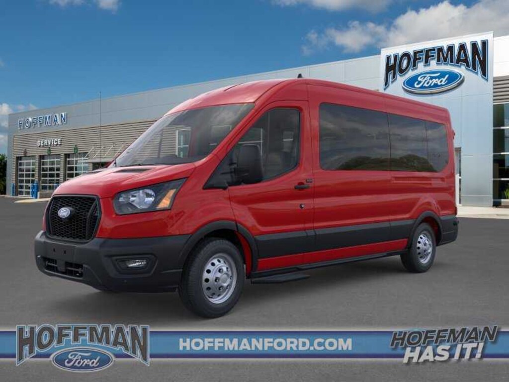 New 2026 Ford Transit Commercial Passenger Van XL Wagon Medium Roof Van