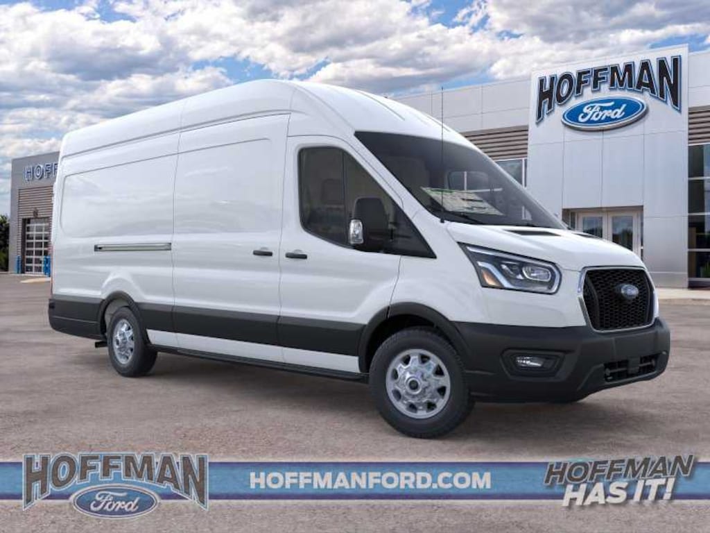 New 2025 Ford Transit T-350HD HR Cargo Van High Roof Ext. Van