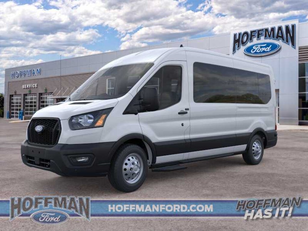New 2026 Ford Transit Commercial Passenger Van XL Wagon Medium Roof Van