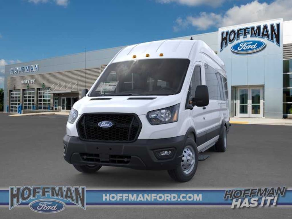 New 2026 Ford Transit Commercial Passenger Van XL Wagon High Roof HD Ext. Van