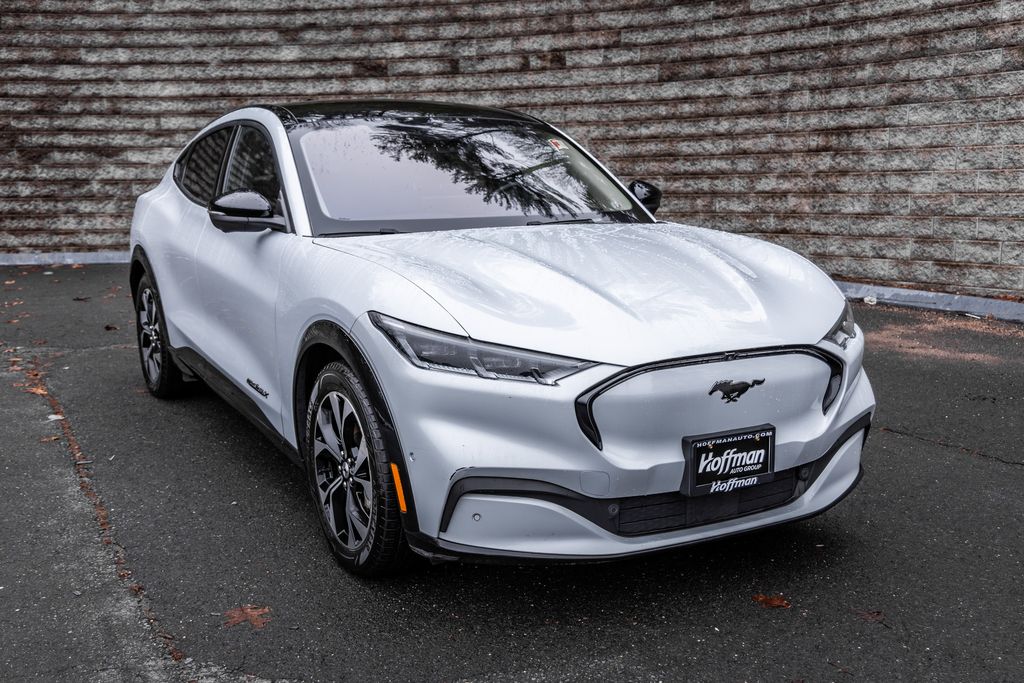 Used 2021 Ford Mustang Mach-E Premium AWD with VIN 3FMTK3SU9MMA02725 for sale in Simsbury, CT