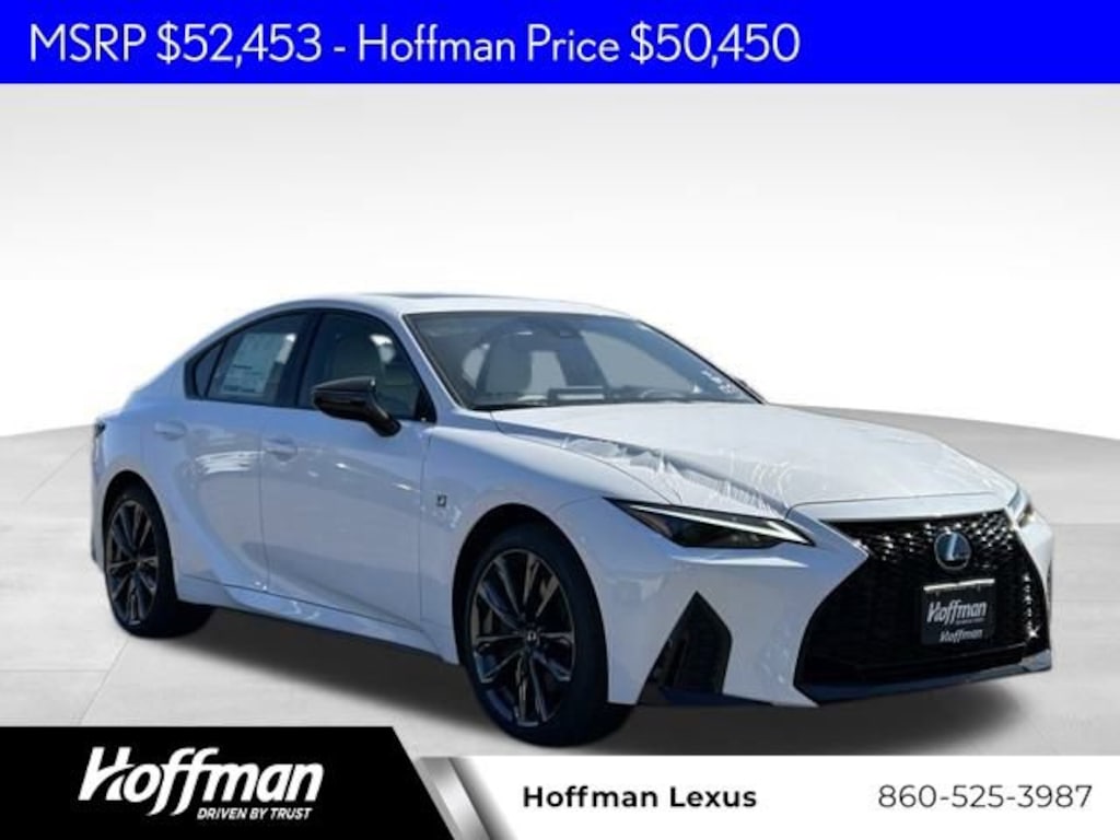 New 2025 Lexus IS 350 F SPORT AWD AWD 4-DOOR SEDAN