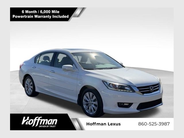 Used 2014 Honda Accord EX-L V-6 with VIN 1HGCR3F80EA000942 for sale in East Hartford, CT