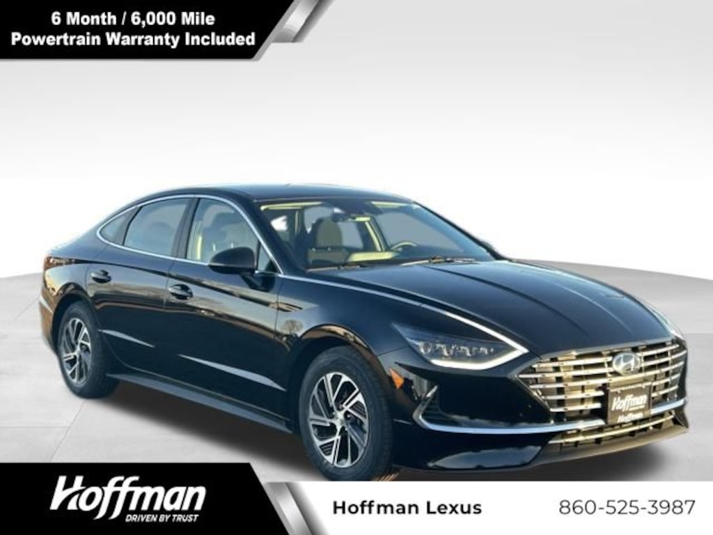 Used 2023 Hyundai Sonata Hybrid Blue Sedan