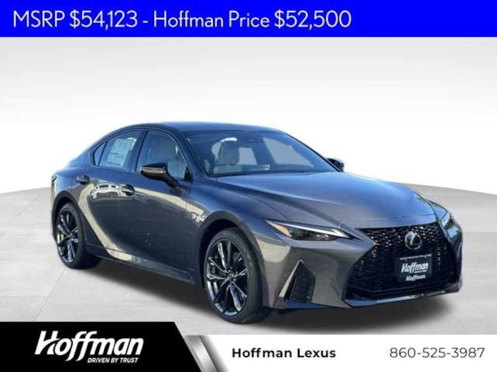 New 2025 Lexus IS 350 F SPORT AWD AWD 4-DOOR SEDAN