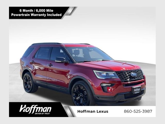 Used 2019 Ford Explorer Sport SUV 1FM5K8GT3KGB27281 in Watertown, CT