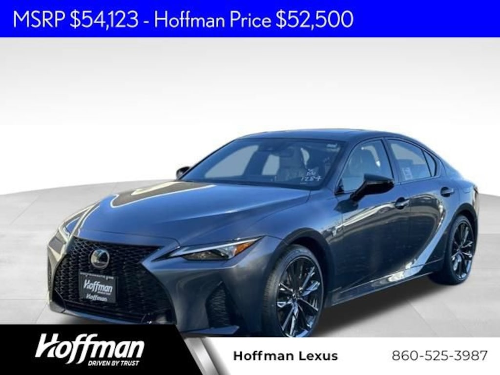 New 2025 Lexus IS 350 F SPORT AWD AWD 4-DOOR SEDAN