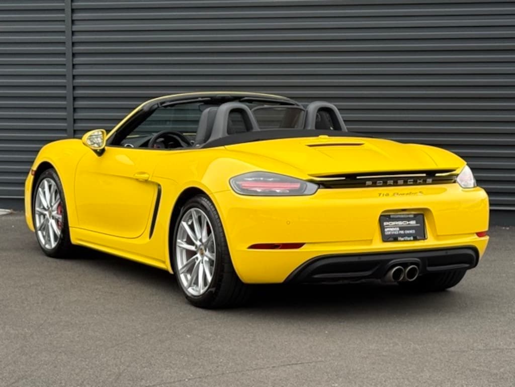 Certified 2021 Porsche 718 Boxster S Cabriolet