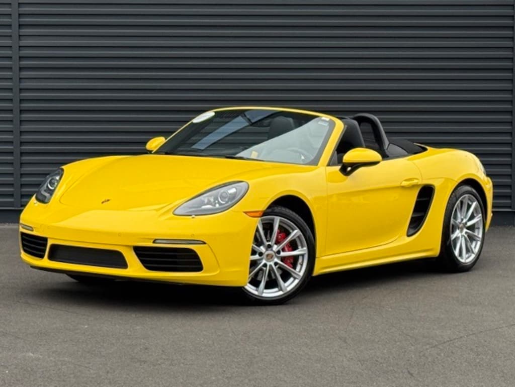 Certified 2021 Porsche 718 Boxster S Cabriolet
