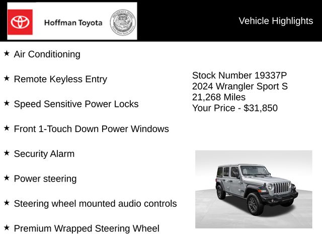 2024 Jeep Wrangler 4-Door Sport S - Photo 20