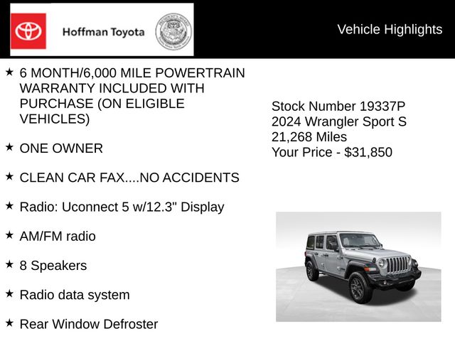 2024 Jeep Wrangler 4-Door Sport S - Photo 15