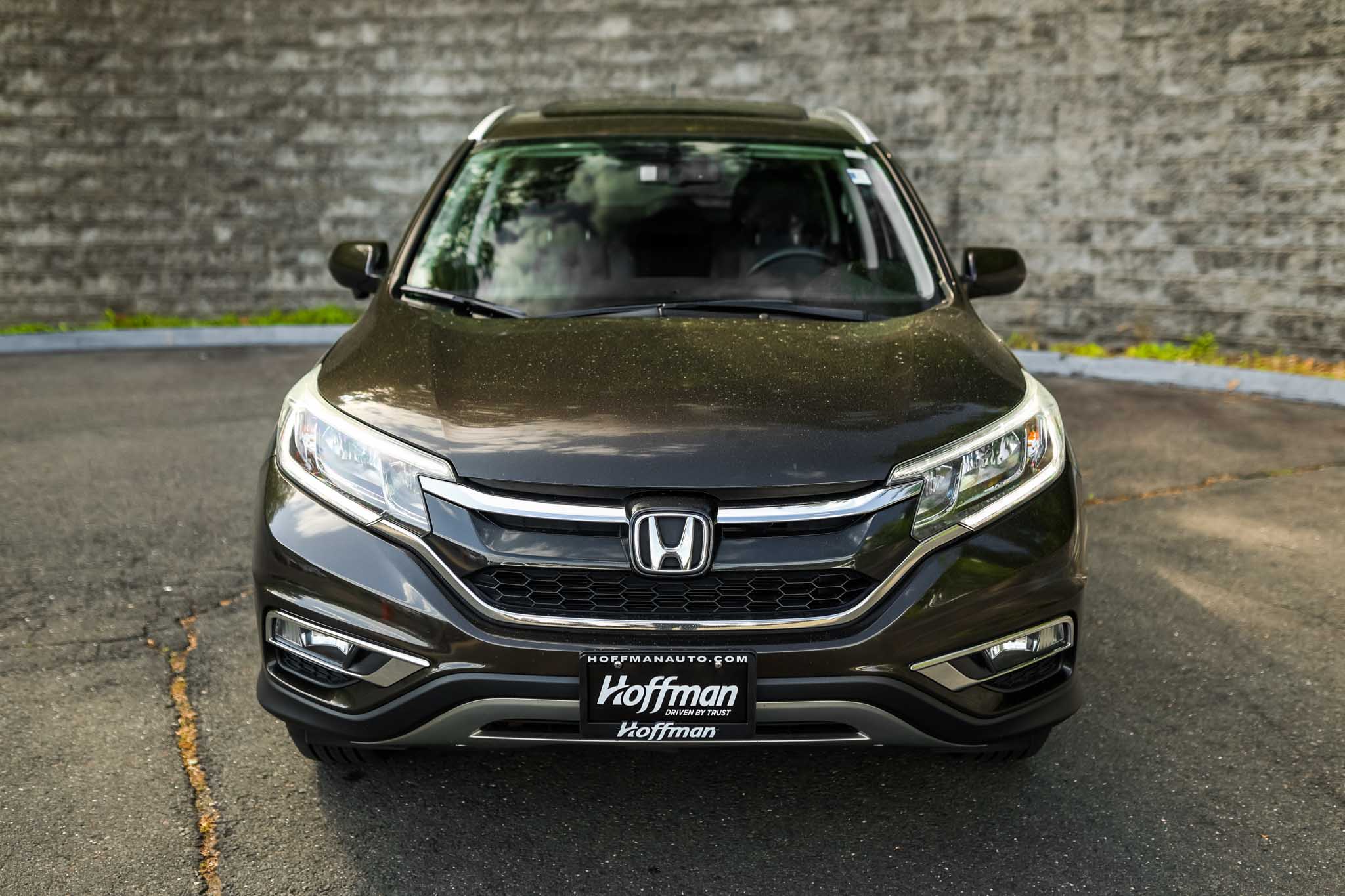 Used 2015 Honda CR-V EX-L with VIN 2HKRM4H77FH652968 for sale in Simsbury, CT