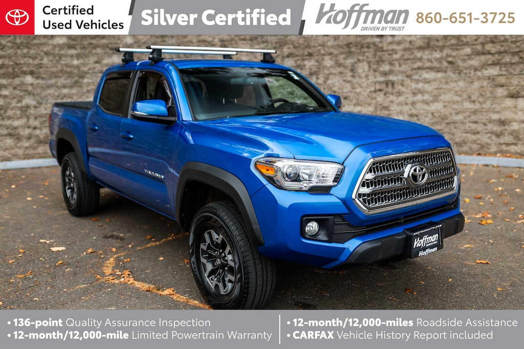 Certified 2017 Toyota Tacoma TRD Off-Road Truck Double Cab