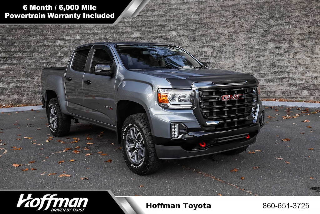 Used 2022 GMC Canyon AT4 w/Leather Truck Crew Cab