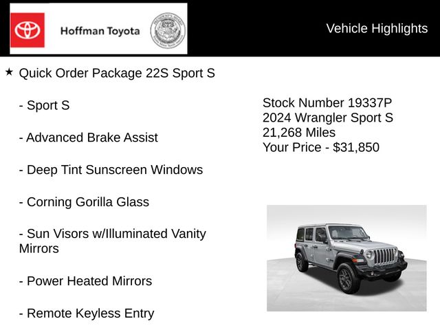 2024 Jeep Wrangler 4-Door Sport S - Photo 5