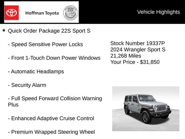 2024 Jeep Wrangler 4-Door Sport S - Photo 10