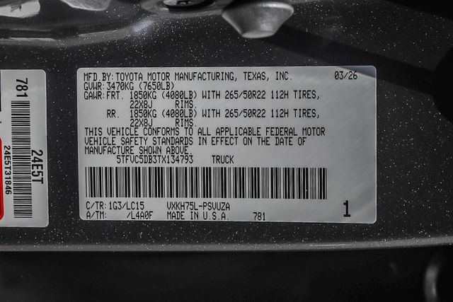 2026 Toyota Tundra Capstone - Photo 14