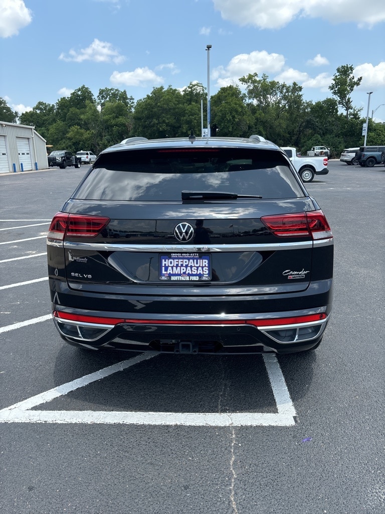 Used 2020 Volkswagen Atlas Cross Sport SEL Premium R-Line with VIN 1V2TE2CA1LC216598 for sale in Lampasas, TX