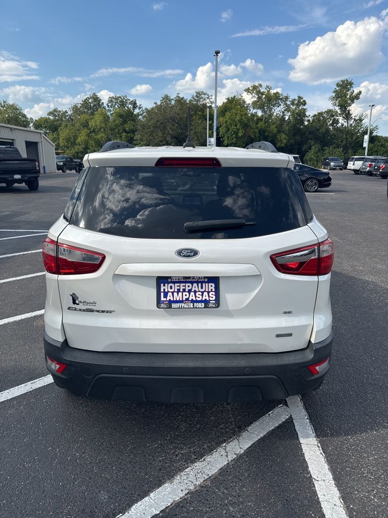 Used 2019 Ford Ecosport SE with VIN MAJ3S2GE6KC280499 for sale in Lampasas, TX