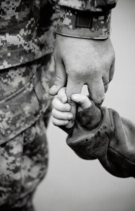 Honoring the fallen by lifting their children up.