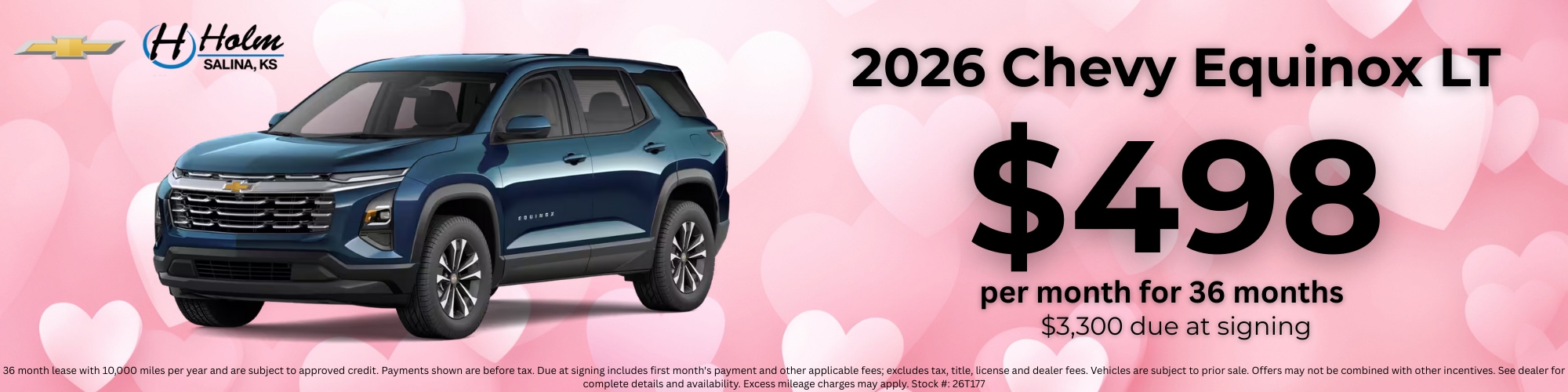  2026 Chevy Equinox LT Lease Offer