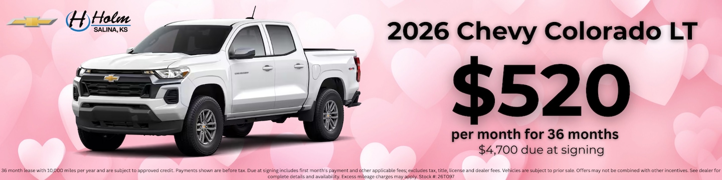  2026 Chevy Colorado LT Lease Offer