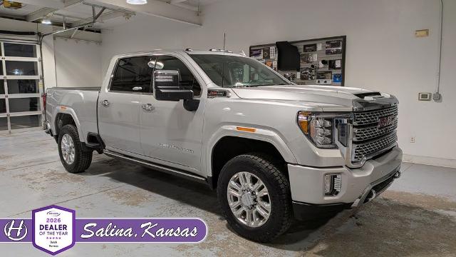 Quicksilver Metallic 2022 GMC Sierra 3500HD Denali Crew Cab 4WD Pickup Truck Four-Wheel Drive Automatic