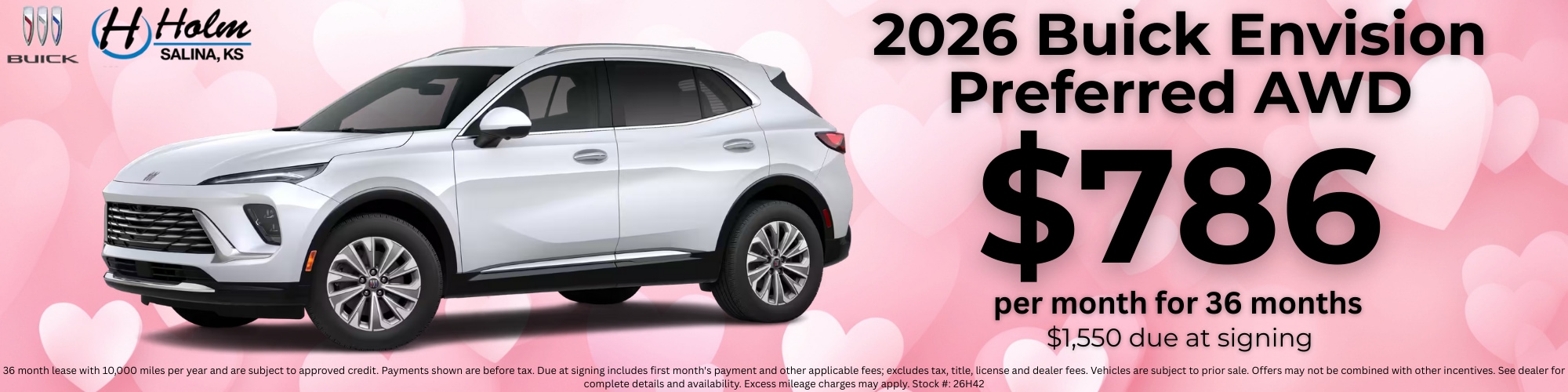  Buick Envision Lease Offer