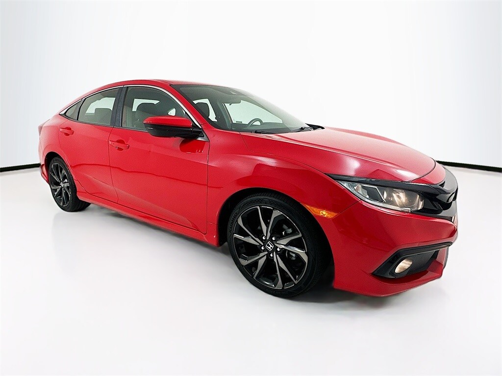 Used 2019 Honda Civic Sport with VIN 2HGFC2E87KH540182 for sale in Bossier City, LA