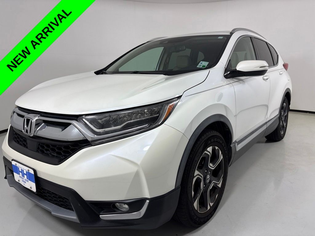 White 2018 Honda CR-V SUV / Crossover Front-Wheel Drive Continuously Variable Transmission