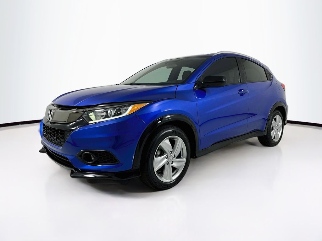 Aegean Blue 2020 Honda HR-V SUV / Crossover Front-Wheel Drive Continuously Variable Transmission