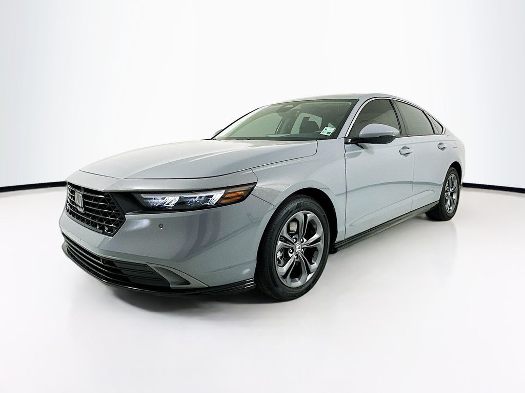 Urban Gray Pearl 2024 Honda Accord Hybrid EX-L FWD Sedan Front-Wheel Drive Continuously Variable Transmission