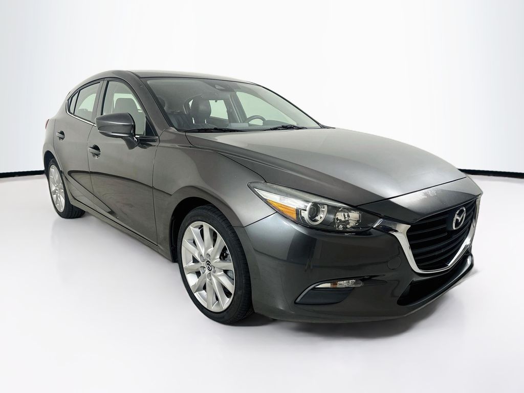Machine Gray Metallic 2017 Mazda MAZDA3 Hatchback Front-Wheel Drive 6-Speed Automatic